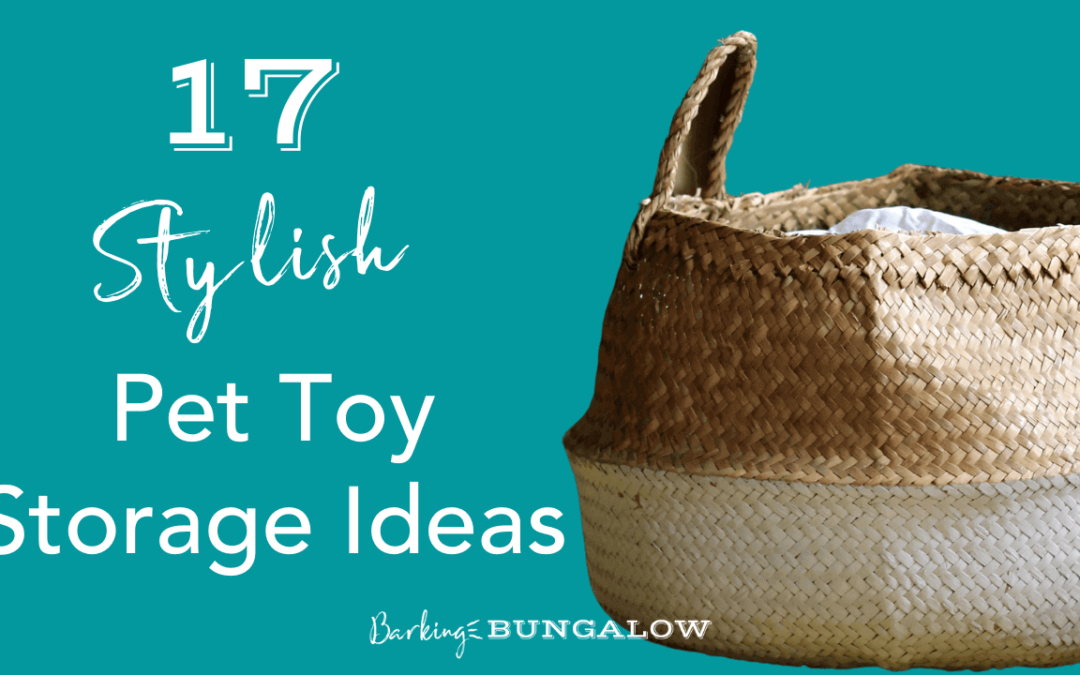 17 Stylish Pet Toy Storage Ideas