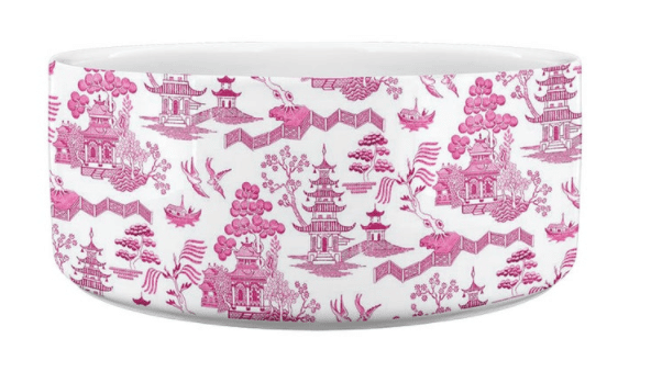 Chinpoiserie Dog Bowl