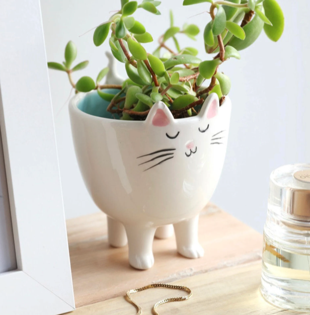 Standing Cat Planter