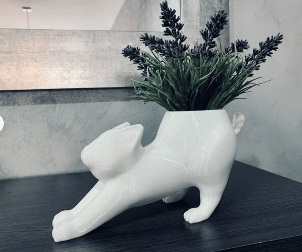 Stretch Cat Planters